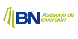 Logotipo de BN Asesoría de Inversión con texto en azul y verde junto al ícono institucional del Banco Nacional de Costa Rica.